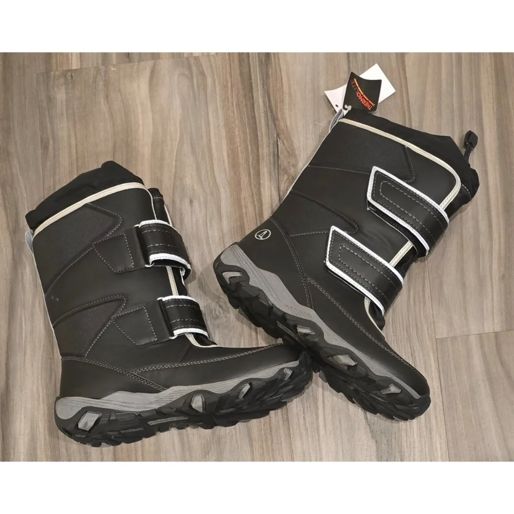Lands’ End Snow Flurry Insulated Winter Snow Boots Youth Size 3 Water Resistant